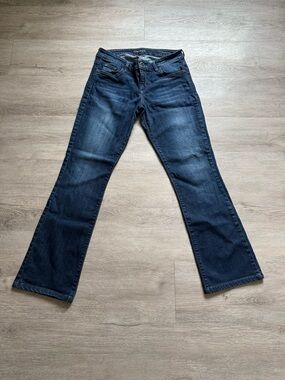 Guess Women's Dark Blue Flare Jeans